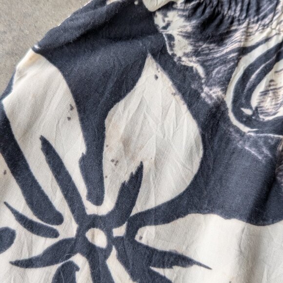 Jams World Black Ivory Sandshell Floral Tiered Mini Skirt large - Picture 6 of 10